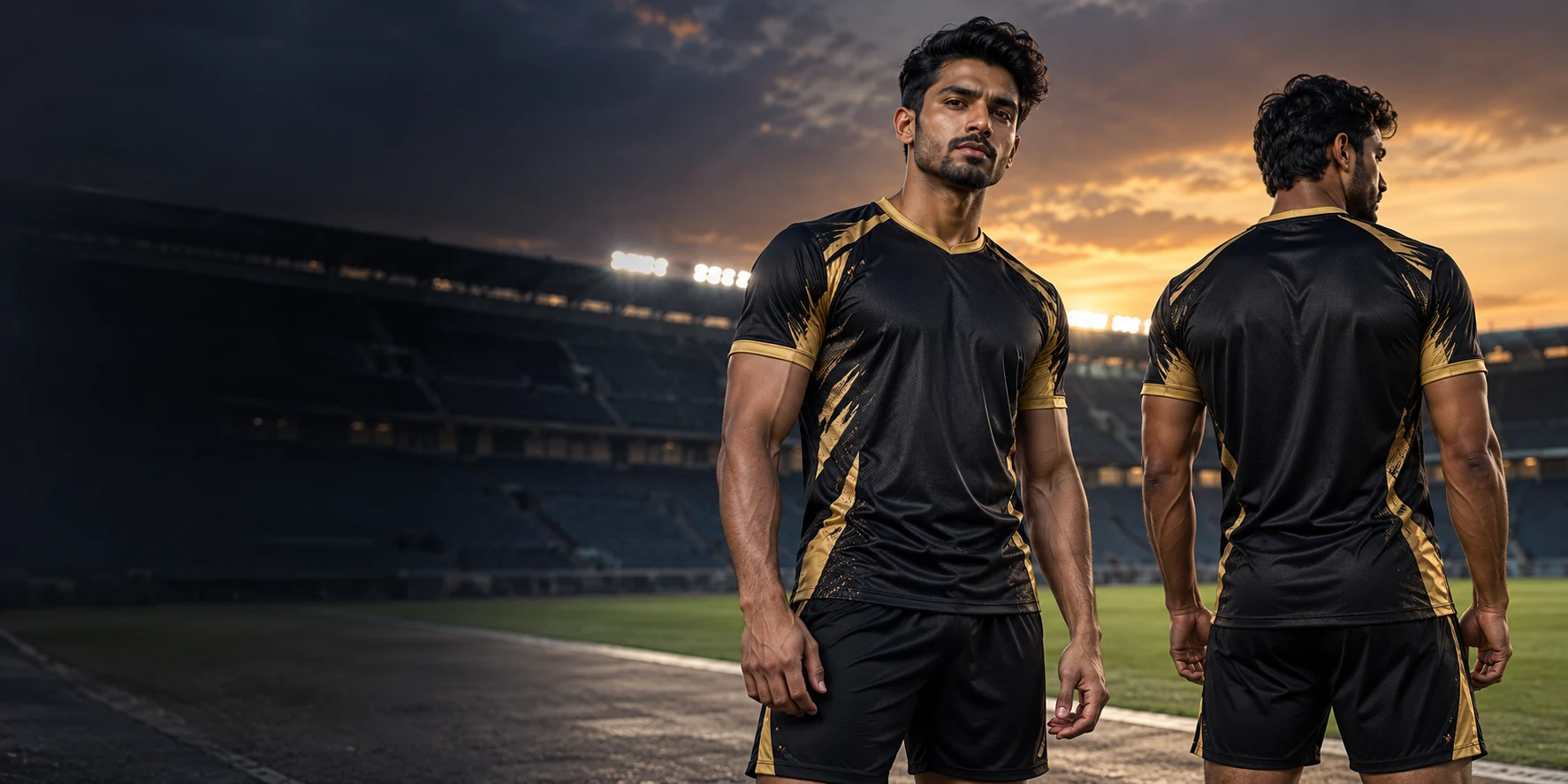 Custom football teamwear